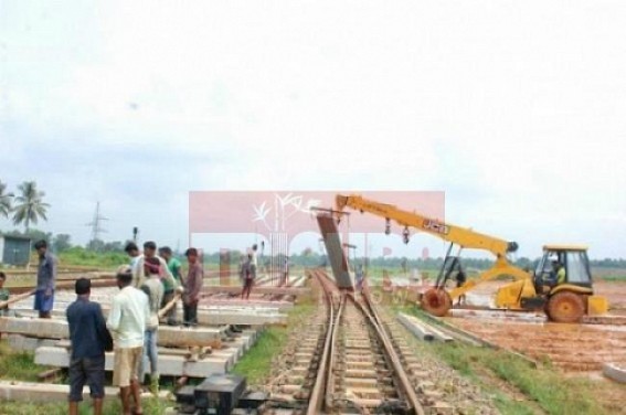 90% work of Sabroom Railway station completed